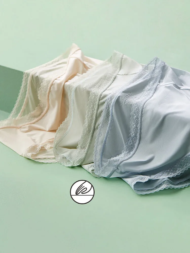 3-Pack Women's Lace Breathable Seamless Underwear