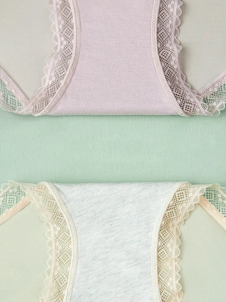 3-Pack Women's Lace Breathable Seamless Underwear