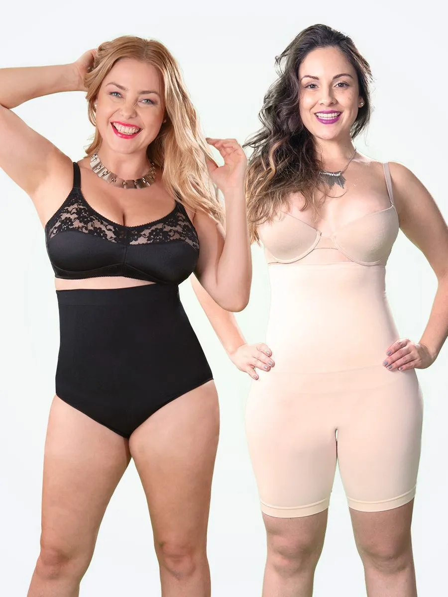 Bundle Empetua™ - 1 High Waisted Shaper Panty   1 High Waisted Shaper Shorts
