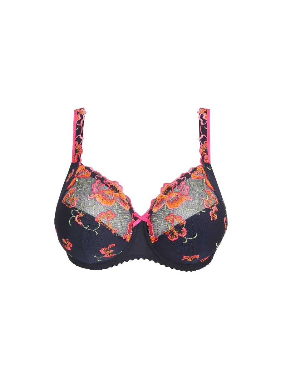 Devdaha Full Cup Bra  - Velvet Blue