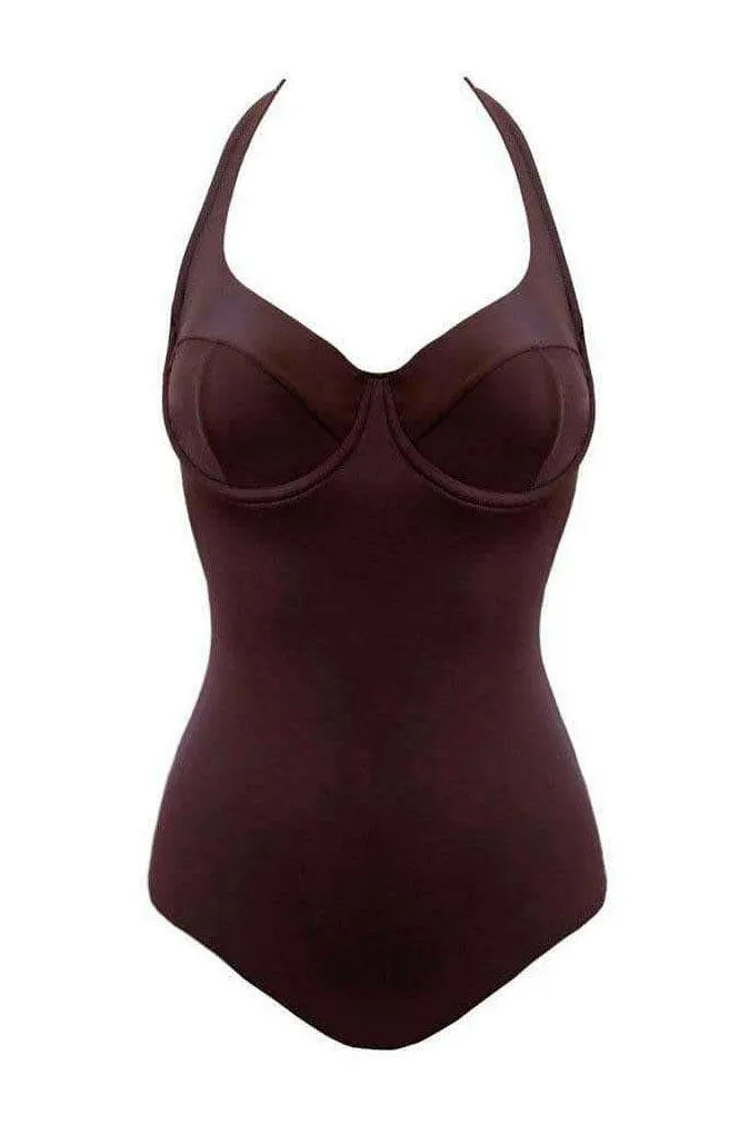 Donna brown swimsuit