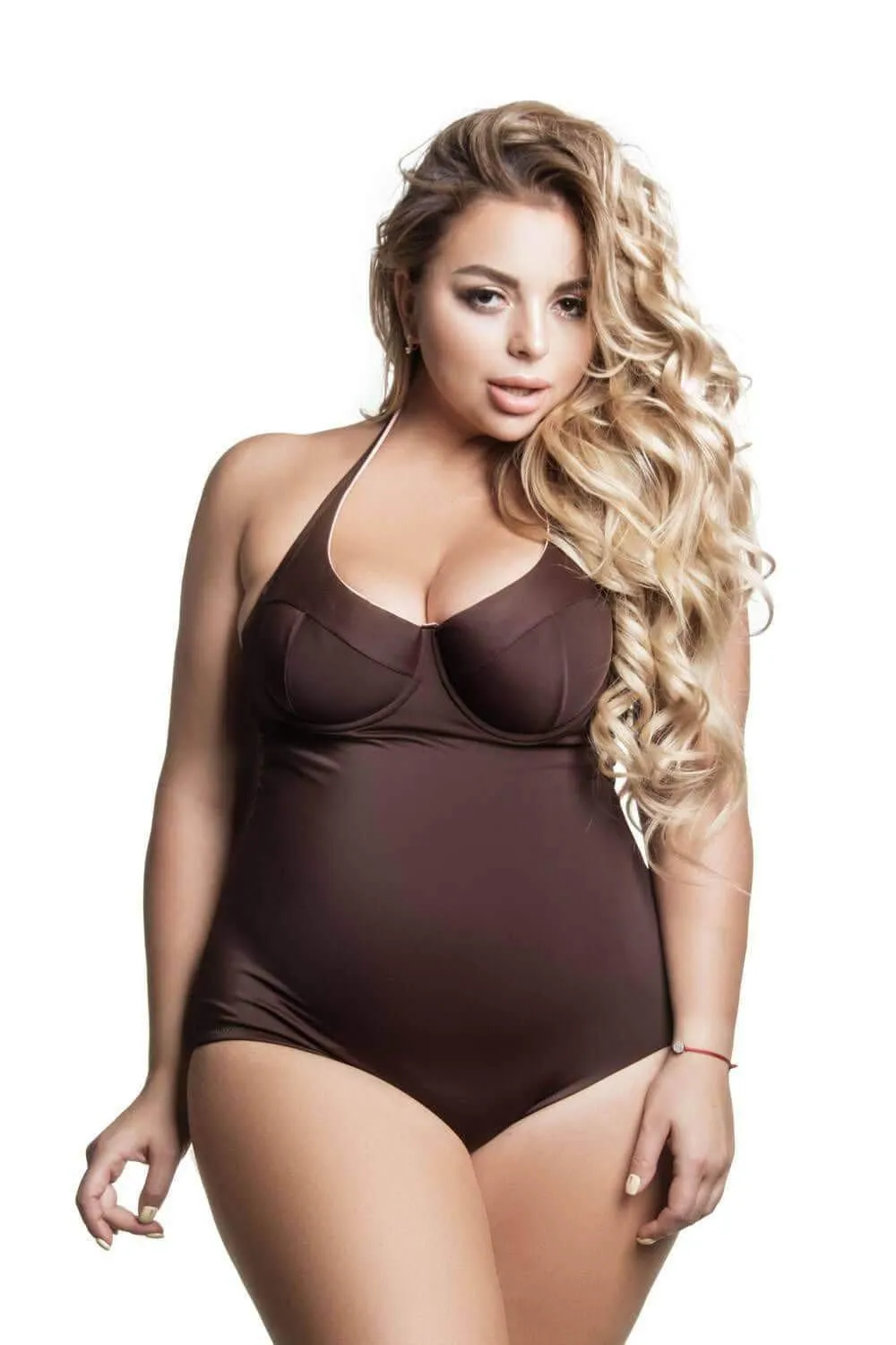Donna brown swimsuit