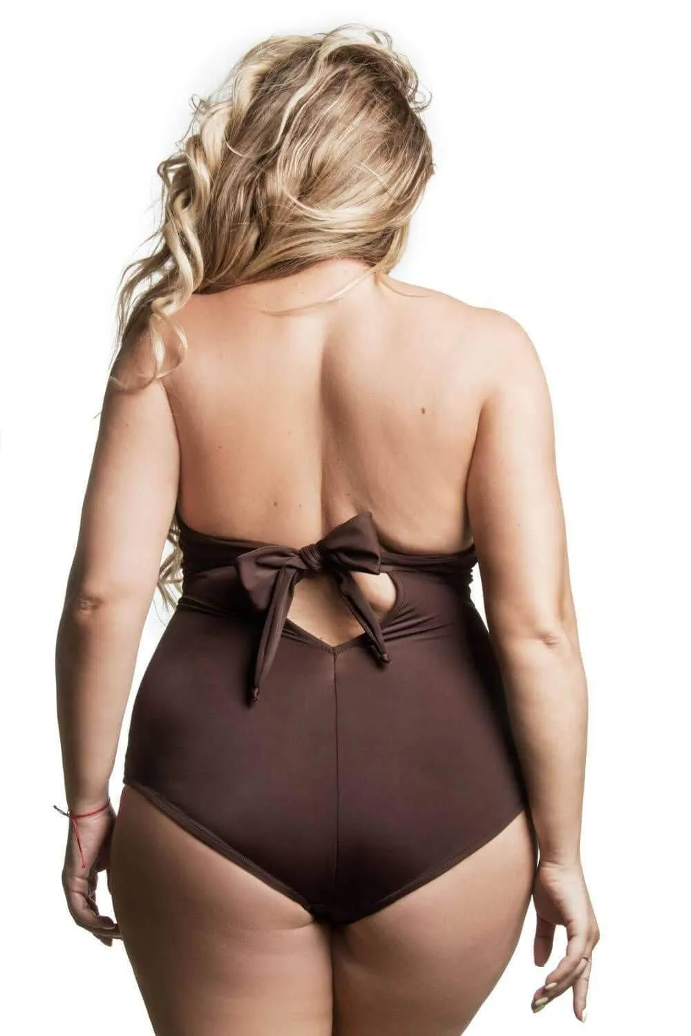 Donna brown swimsuit