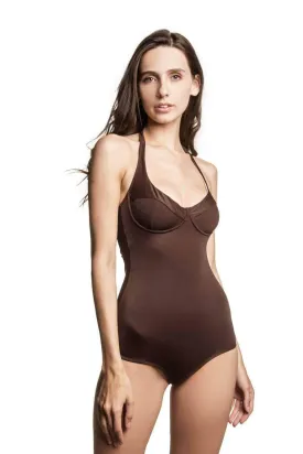 Donna brown swimsuit