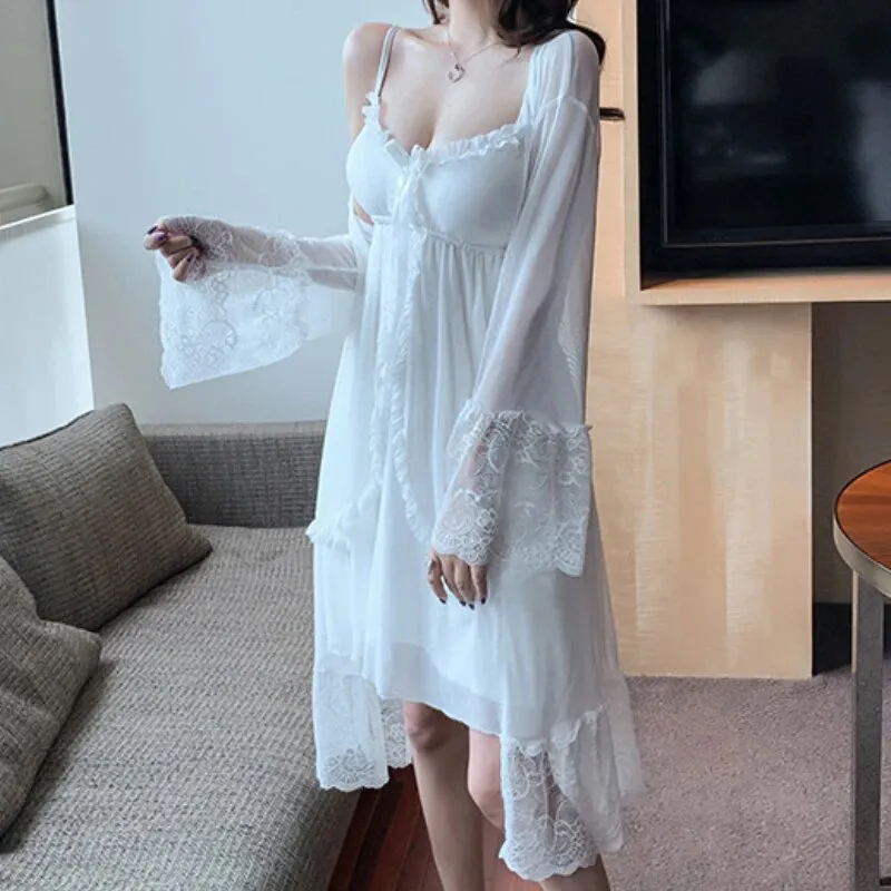 Fairy Robe with Babydoll Nightdress Set