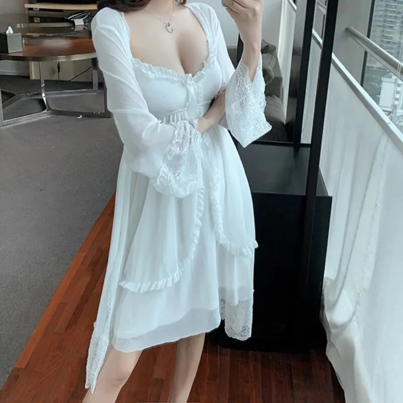 Fairy Robe with Babydoll Nightdress Set
