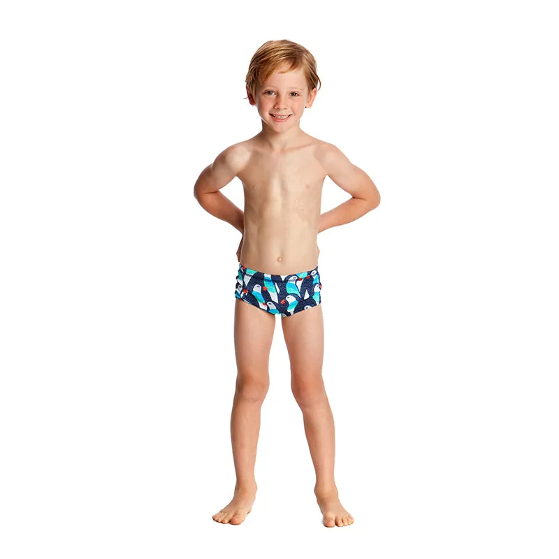 Funky Trunks - Pengoo Parade - Toddler Boys Printed Trunks