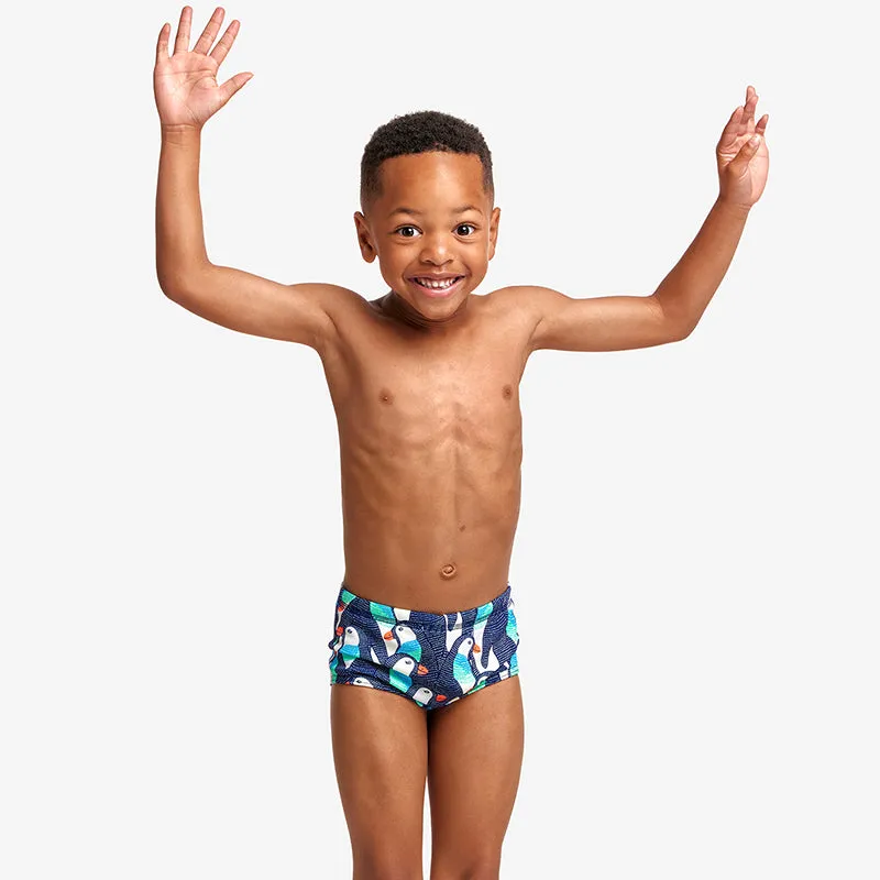 Funky Trunks - Pengoo Parade - Toddler Boys Printed Trunks
