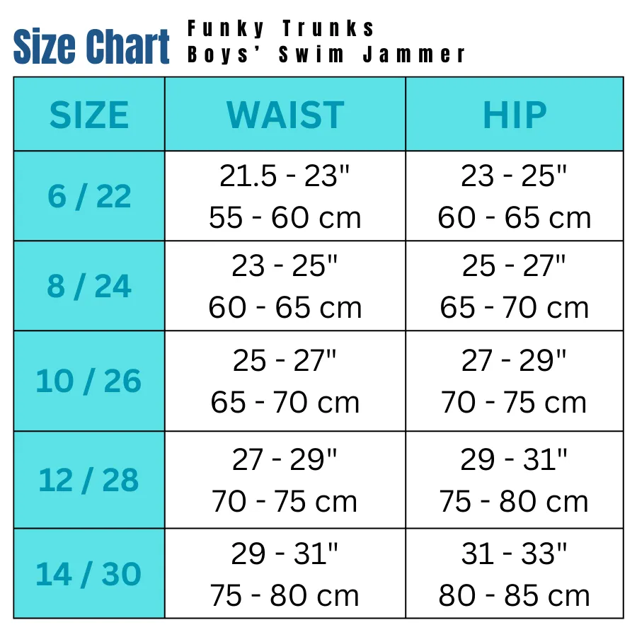 Funky Trunks Toddler Boys Printed Trunks FT32T- Pengoo Parade