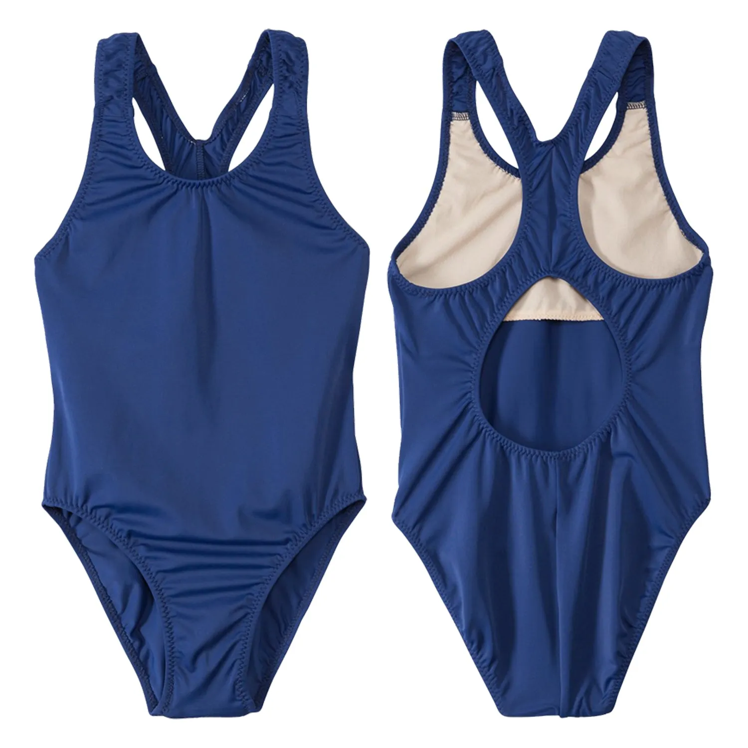 Girls Junior Guard 1-Piece Racer Tank Swimsuit (READ SIZING)