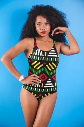 Guyanese Swag Monarch One-Piece Women's Swimsuit