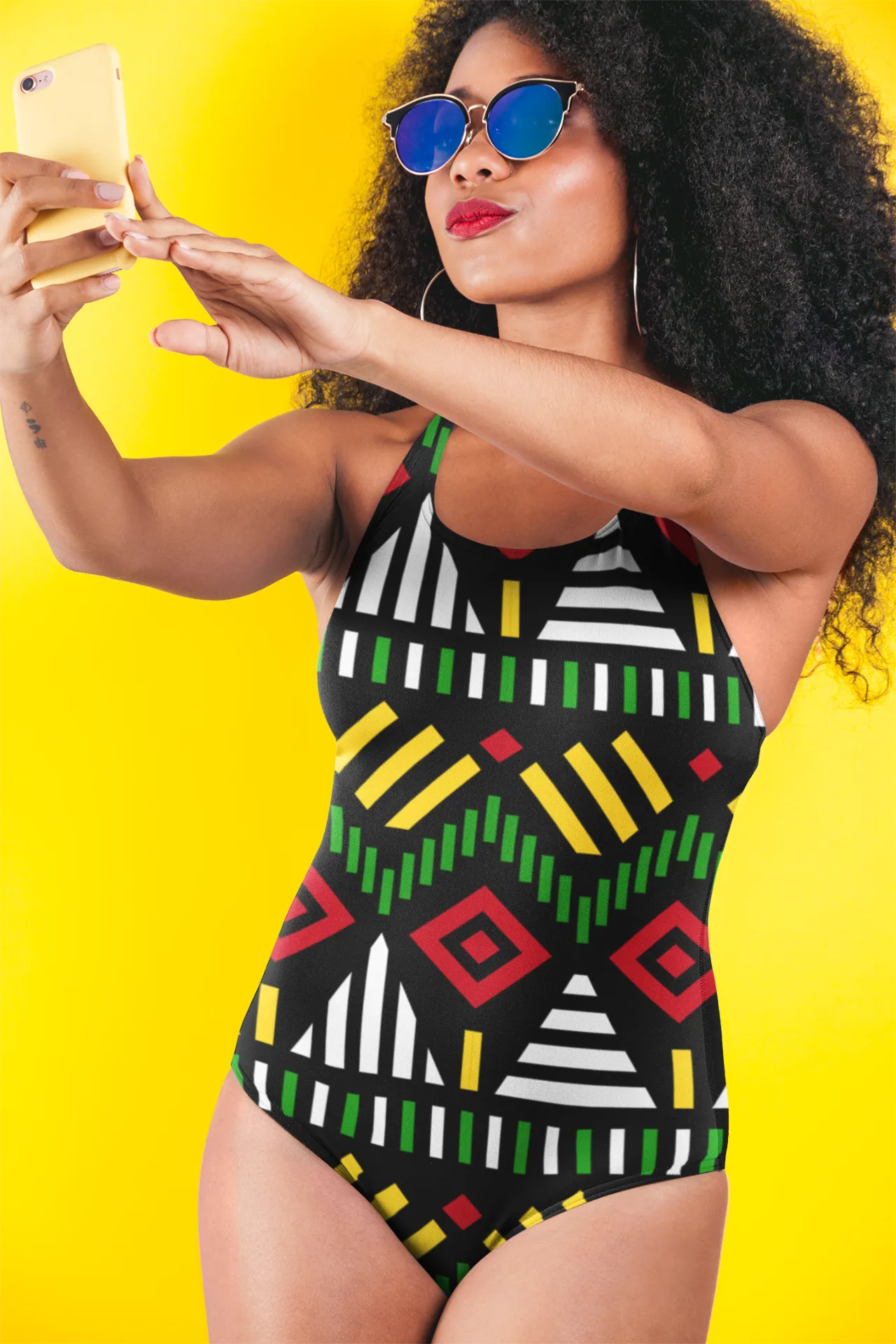 Guyanese Swag Monarch One-Piece Women's Swimsuit