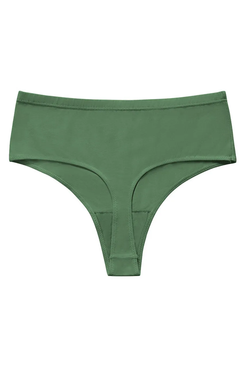High Waisted Thong Panty