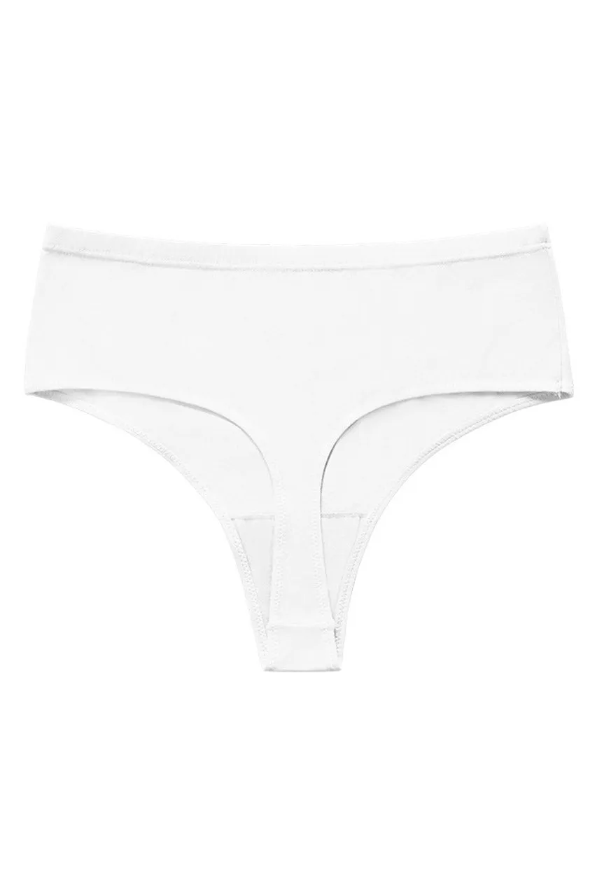 High Waisted Thong Panty