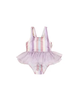 Huxbaby Stripe Ballet Swimsuit