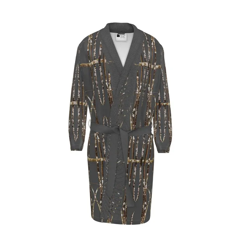 Lichen Log Grey Bathrobe
