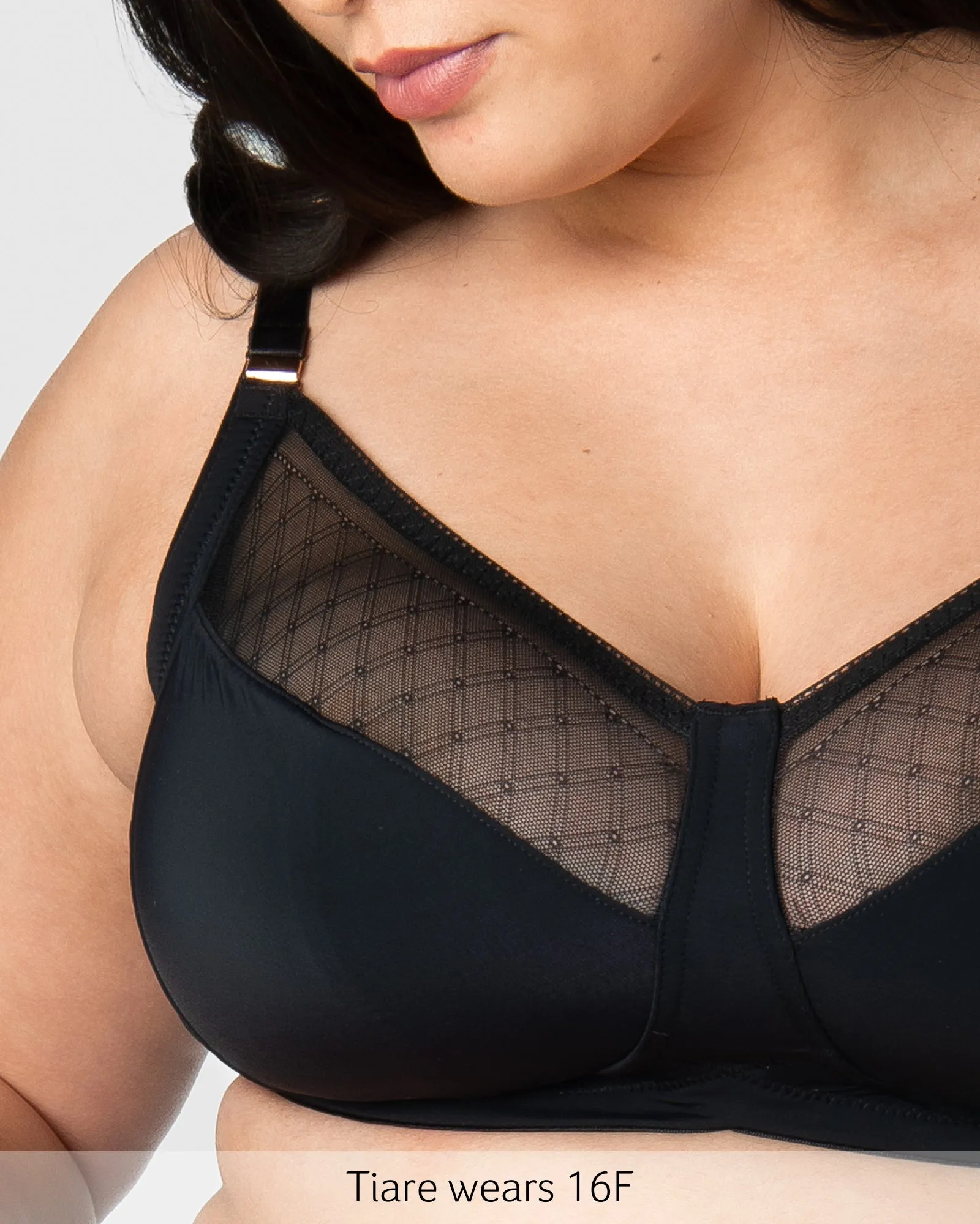 LUNAR ECLIPSE BLACK NURSING BRA - WIREFREE