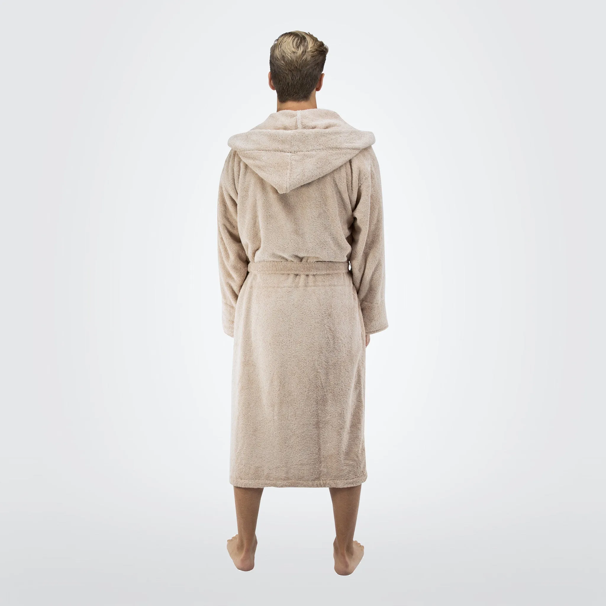 Men's 20 oz. Deluxe Turkish Cotton Hooded Bathrobe