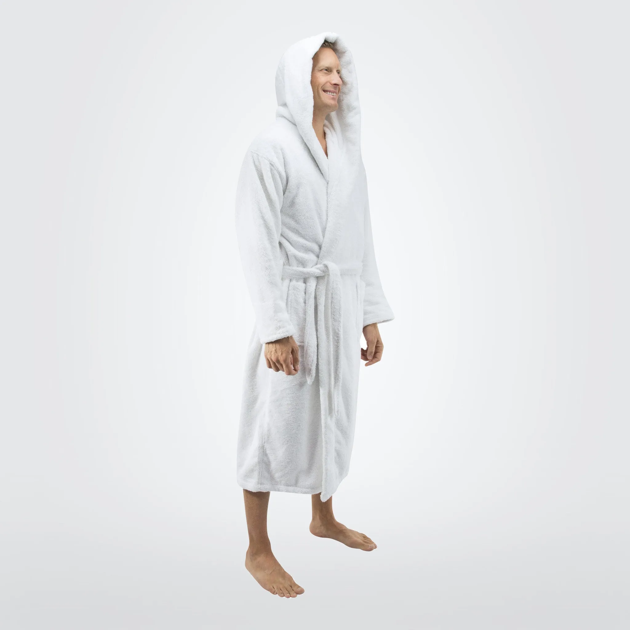 Men's 20 oz. Deluxe Turkish Cotton Hooded Bathrobe
