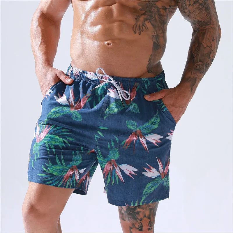 Men's Swimming Trunks Printed Beach Swimming Pants