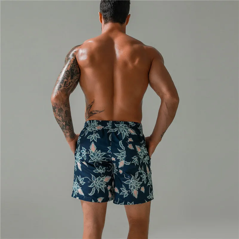 Men's Swimming Trunks Printed Beach Swimming Pants
