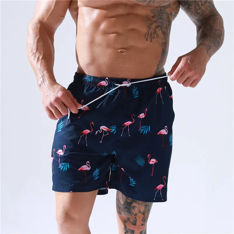 Men's Swimming Trunks Printed Beach Swimming Pants