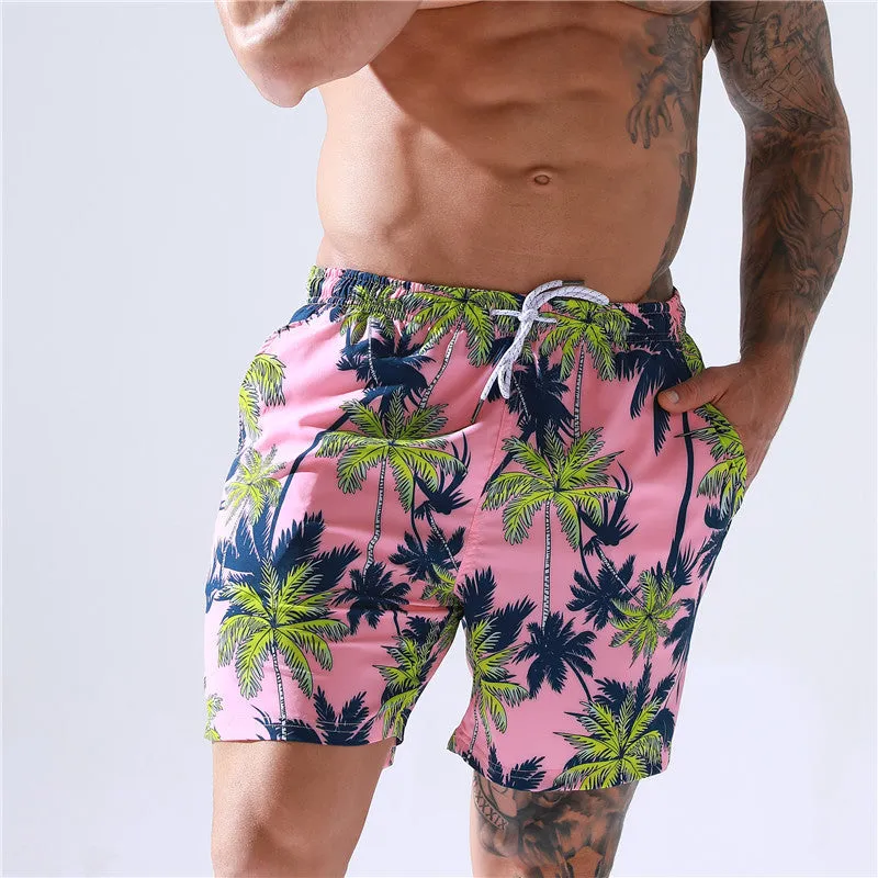 Men's Swimming Trunks Printed Beach Swimming Pants