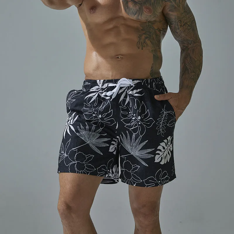 Men's Swimming Trunks Printed Beach Swimming Pants