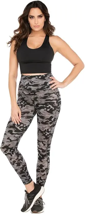Miraclesuit Tummy Control Performance Leggings Camo Print M (Women's 8-10)