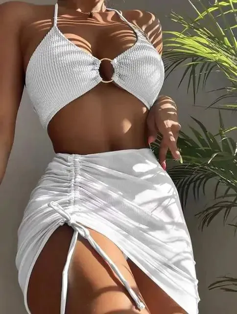 New Allure Mesh Skirt Swimsuit Set