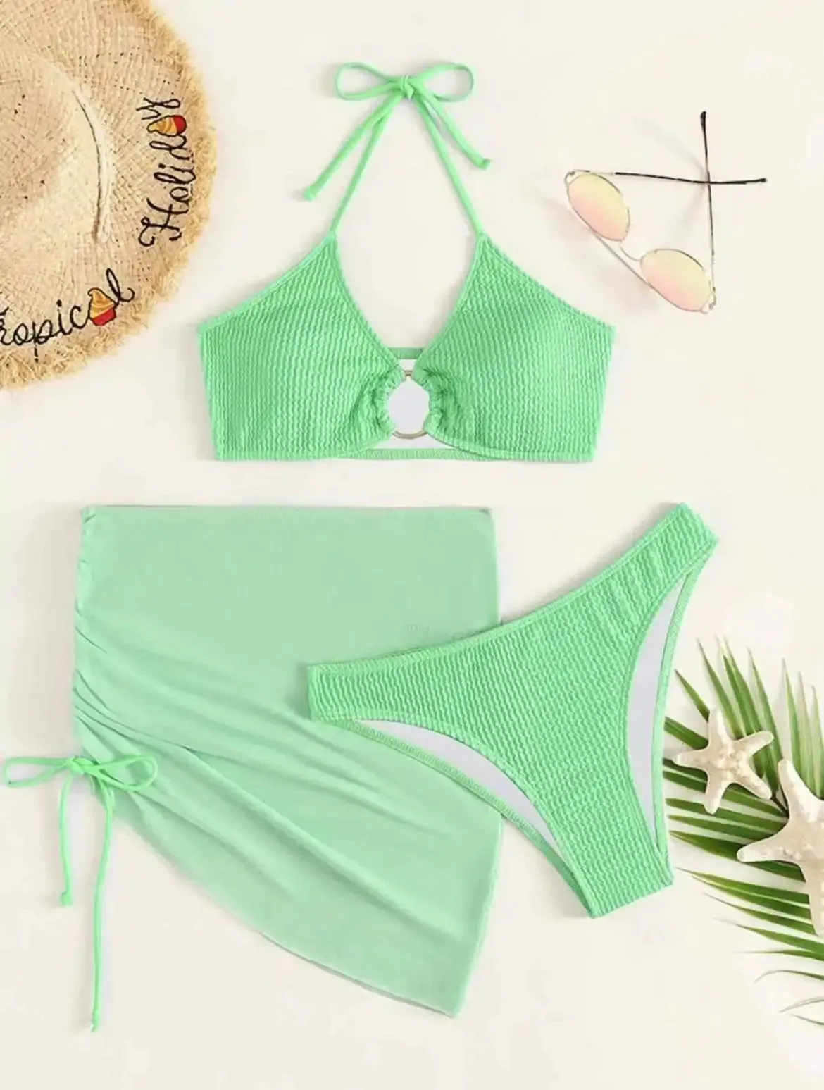 New Allure Mesh Skirt Swimsuit Set
