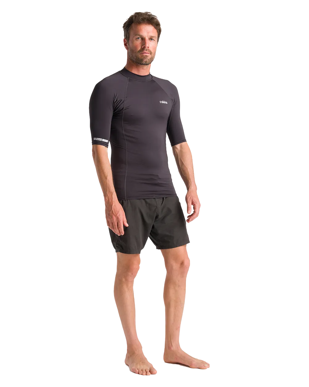 Nuwave Basics Rash Vest in Anthracite