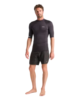 Nuwave Basics Rash Vest in Anthracite
