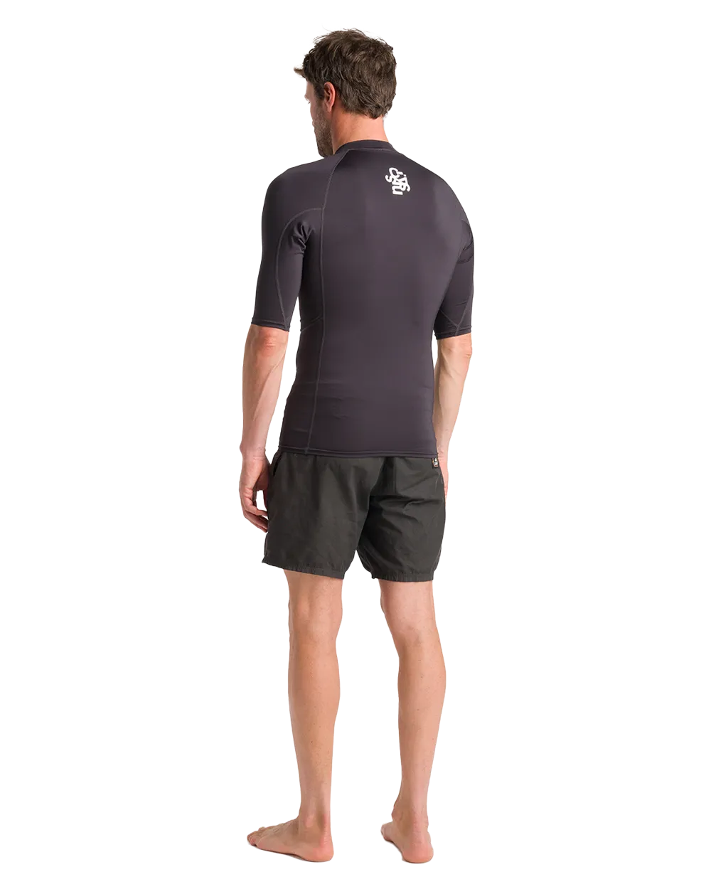 Nuwave Basics Rash Vest in Anthracite