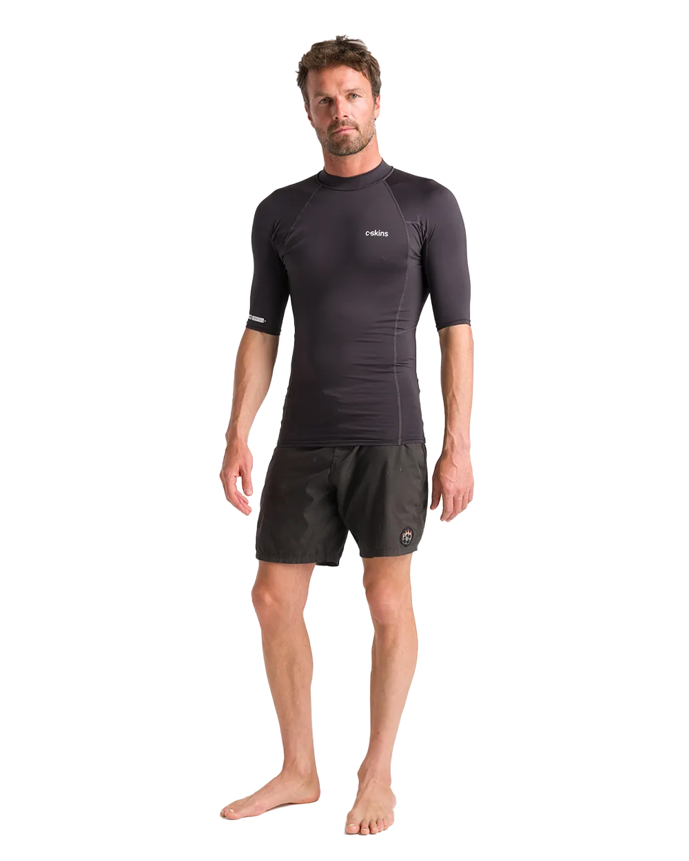Nuwave Basics Rash Vest in Anthracite