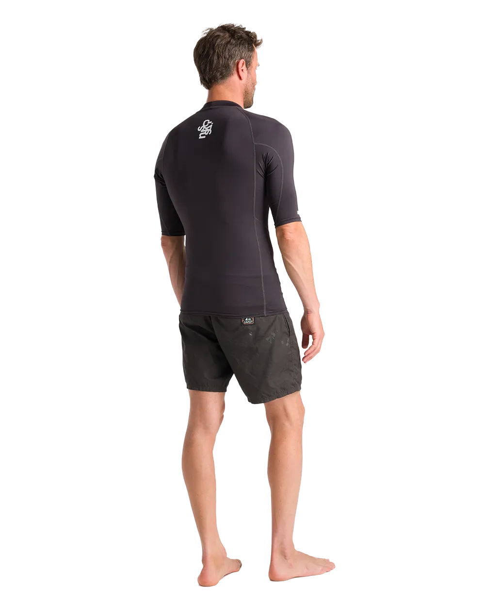 Nuwave Basics Rash Vest in Anthracite