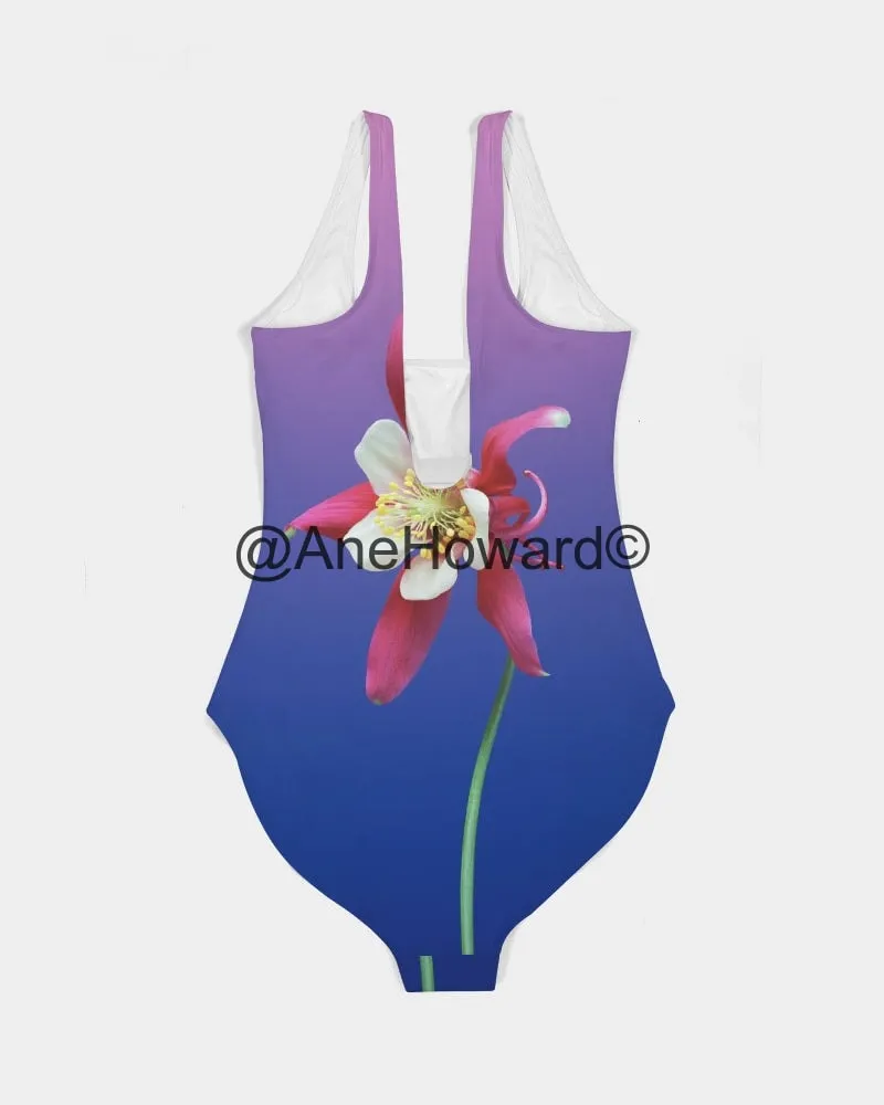 One Flower Women's One-Piece Swimsuit