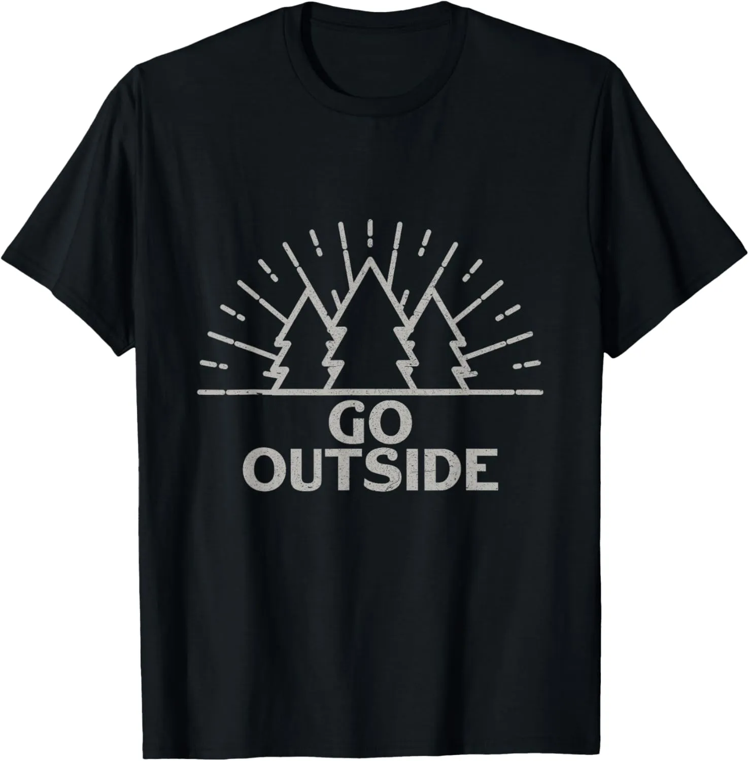 Outdoor Forest Nature Go Outside for Life Lovers Tee T-Shirt
