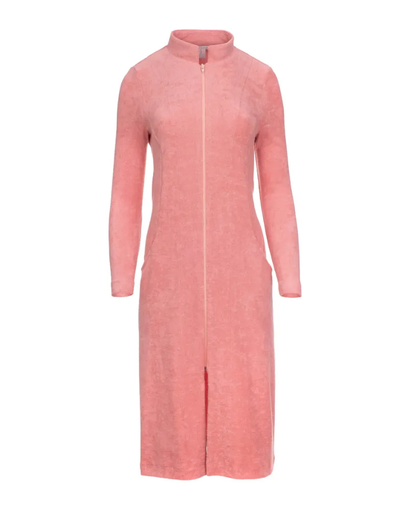 R04 Golden Rose Zip Up Long Bath Robe