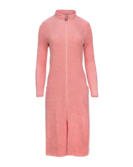 R04 Golden Rose Zip Up Long Bath Robe