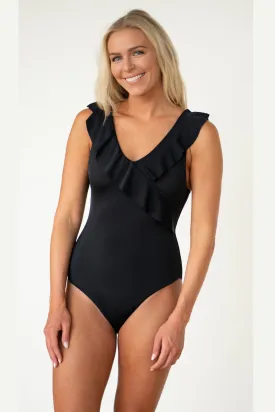 Seychelles Black One-Piece Swimsuit