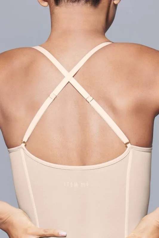 Shaping Power Mesh V-Neck Body Vivid Champagne