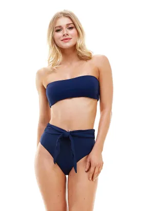 Tie Back Seamless Bandeau Set
