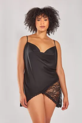 TOO Fancy to Sleep- Curvy Size Babydoll
