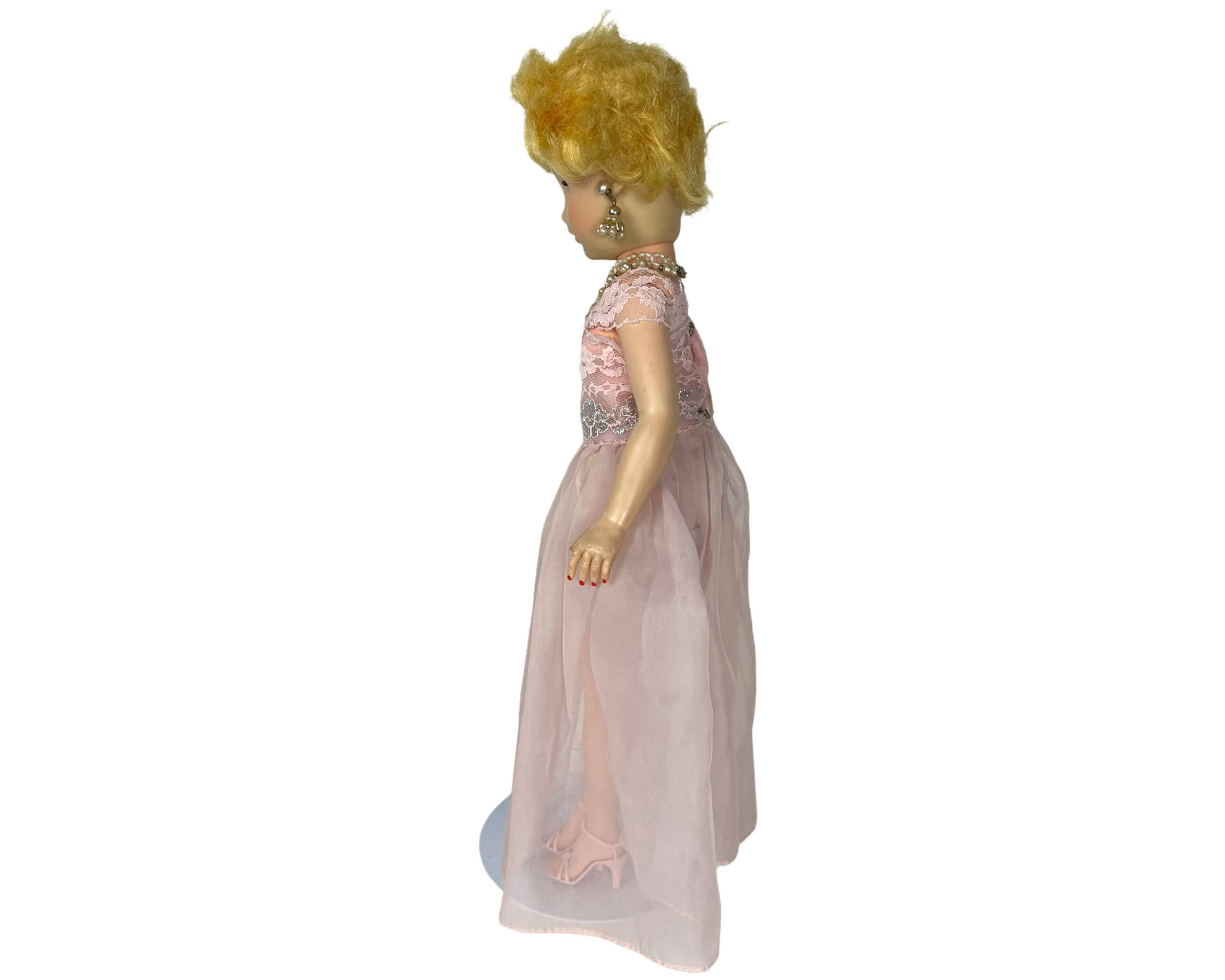 Vintage 1950s Fashion Doll Allied Grand Co 19 Tall