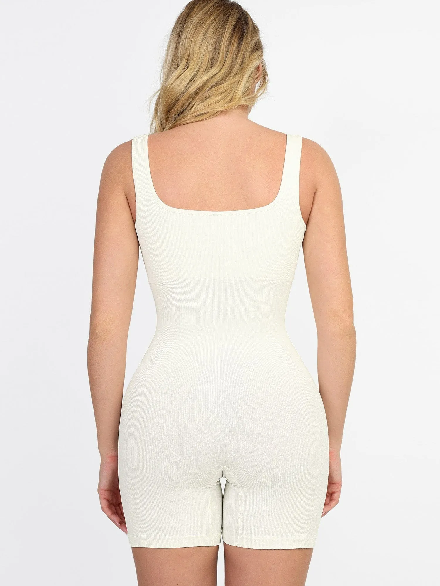 Wholesale Seamless Square Neck One Piece Sport Romper