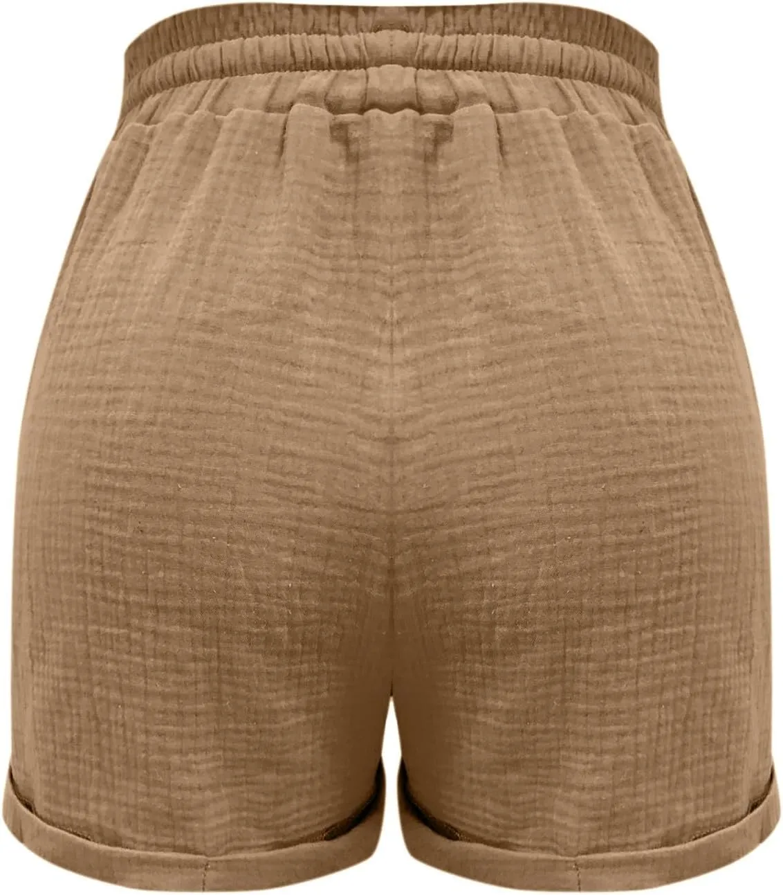 Women Comfy Drawstring Casual Shorts with Pockets Elastic Waist Trendy Summer Loose Lounge Wide Leg Beach Shorts